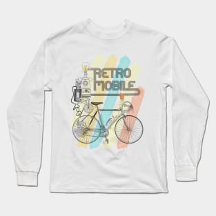 Retro Mobile Long Sleeve T-Shirt